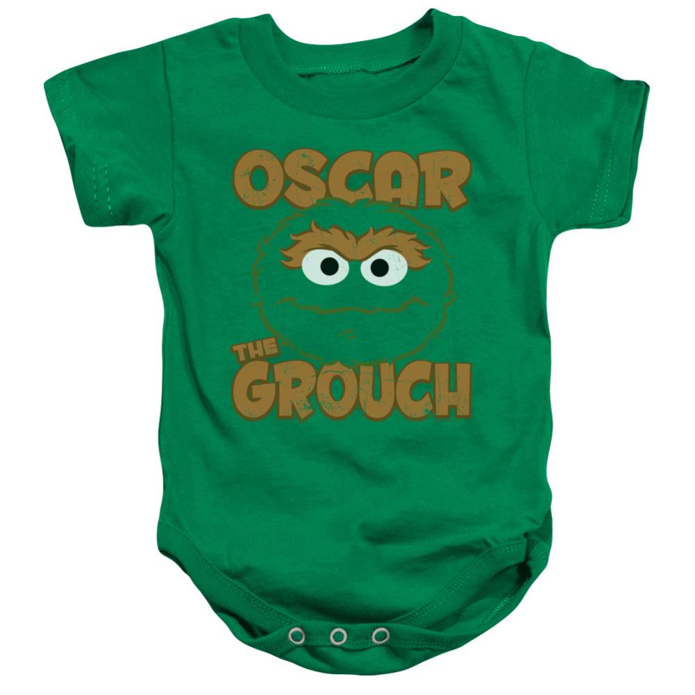 Sesame Street Oscar Sandwich Infant's Cotton SS Snapsuit
