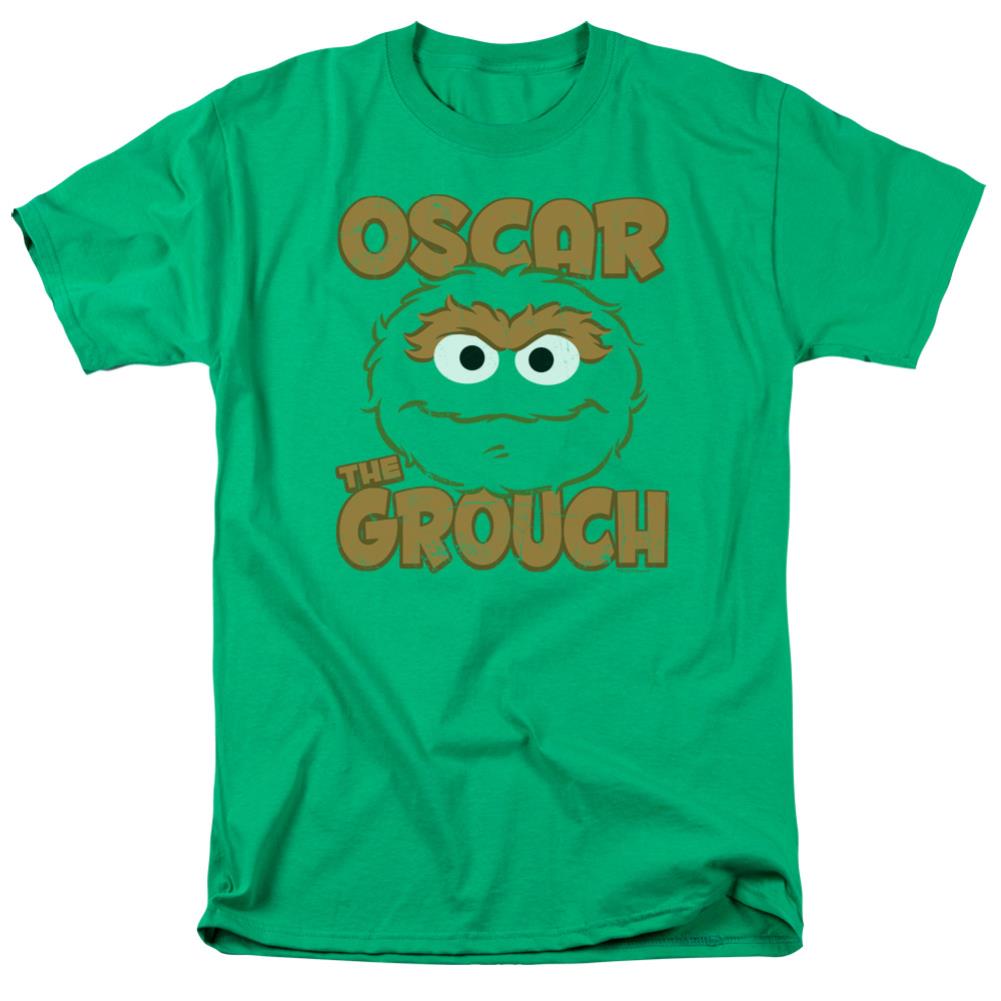 Sesame Street Oscar Sandwich Men's 18/1 Cotton Short-Sleeve T-Shirt