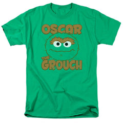 Sesame Street Oscar Sandwich Men's 18/1 Cotton Short-Sleeve T-Shirt