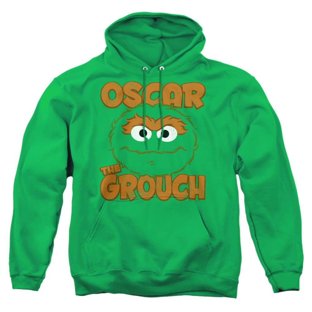 Sesame Street Oscar Sandwich Men's Pull-Over 75 25 Poly Hoodie