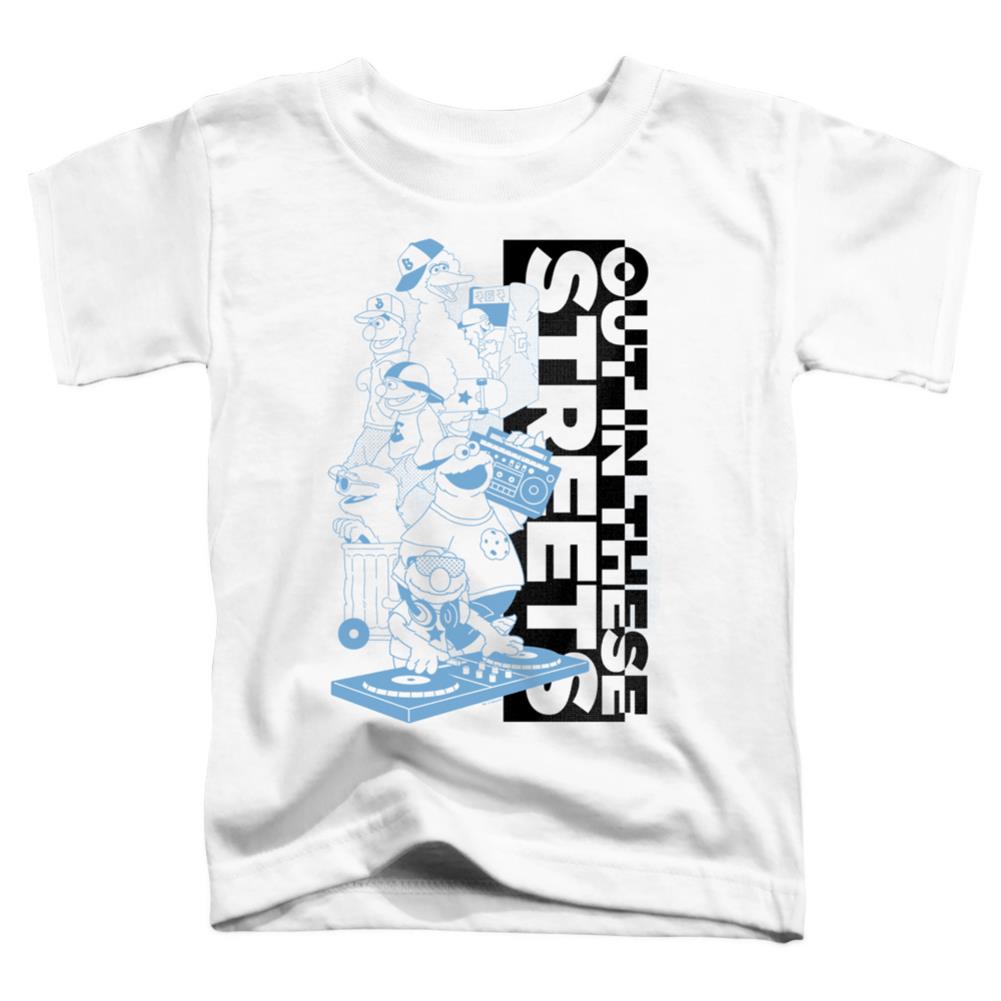 Sesame Street Out In These Streets Toddler 18/1 Cotton Short-Sleeve T-Shirt