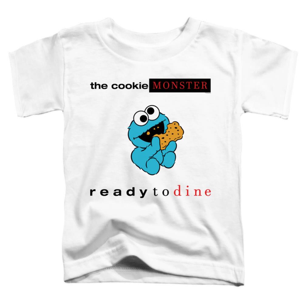 Sesame Street Ready To Dine Toddler 18/1 Cotton Short-Sleeve T-Shirt