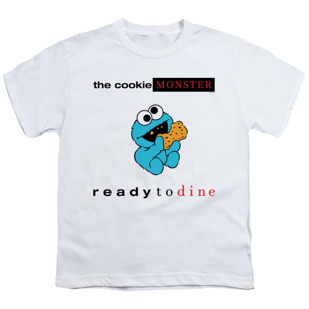 Sesame Street Ready To Dine Youth 18/1 100% Cotton Short-Sleeve T-Shirt