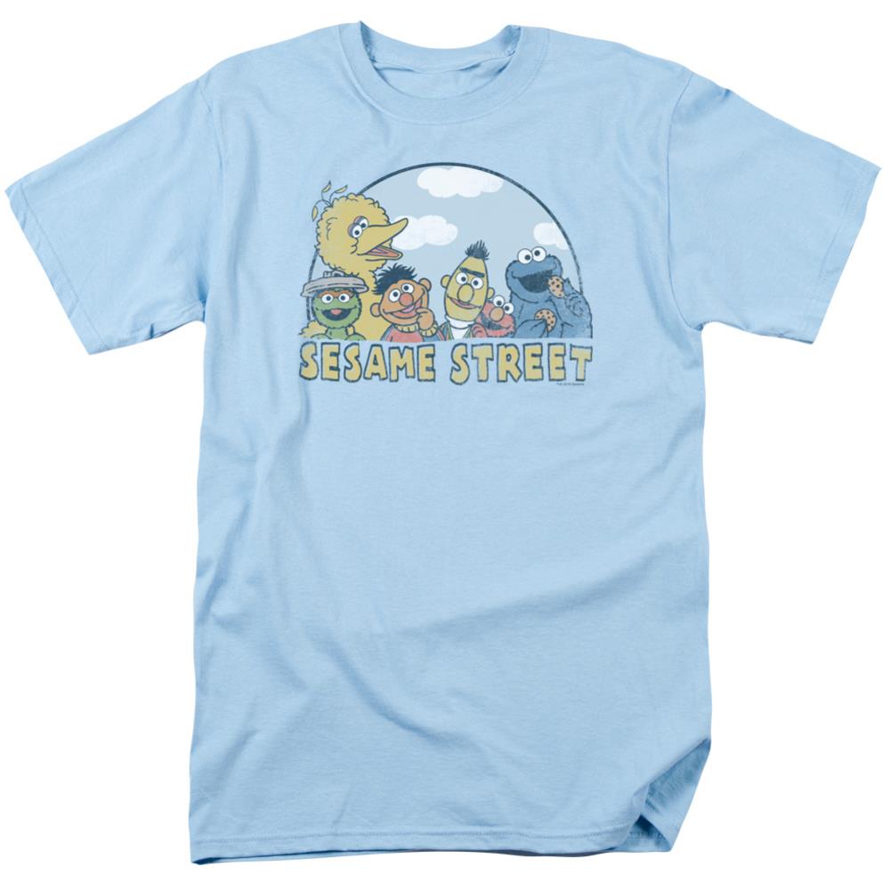 Sesame Street Sesame Group Men's 18/1 Cotton Short-Sleeve T-Shirt