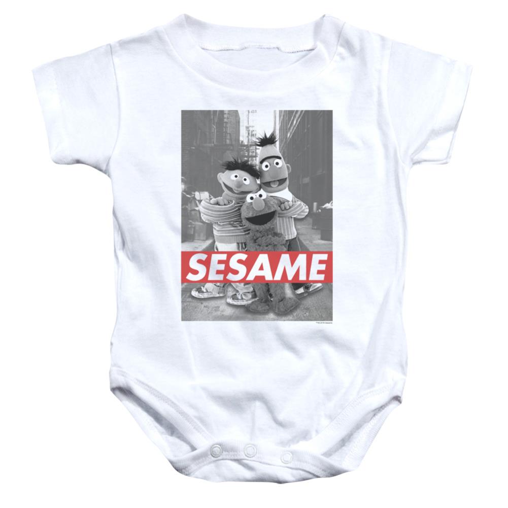 Sesame Street Sesame Infant's Cotton SS Snapsuit