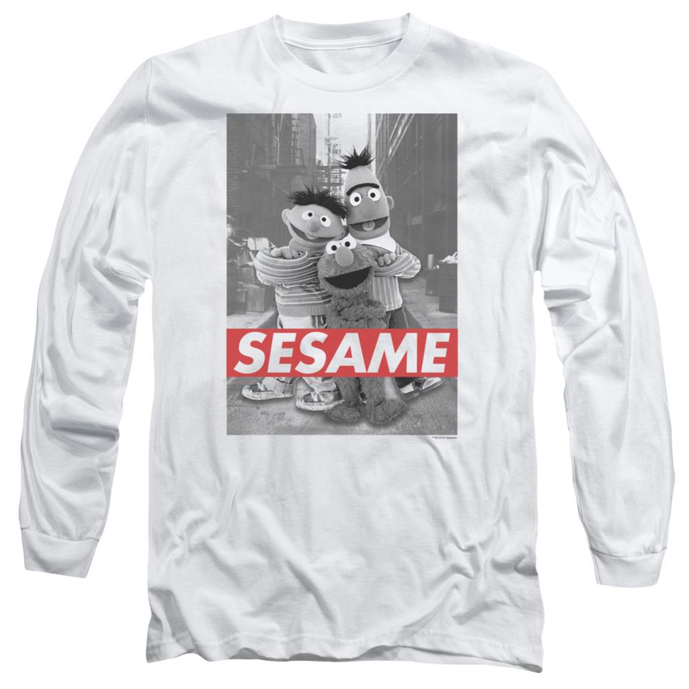 Sesame Street Sesame Men's 18/1 Cotton Long-Sleeve T-Shirt