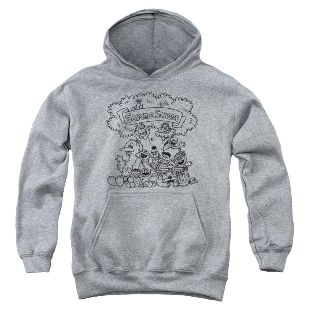 Sesame Street Simple Street Youth Cotton Poly Pull-Over Hoodie