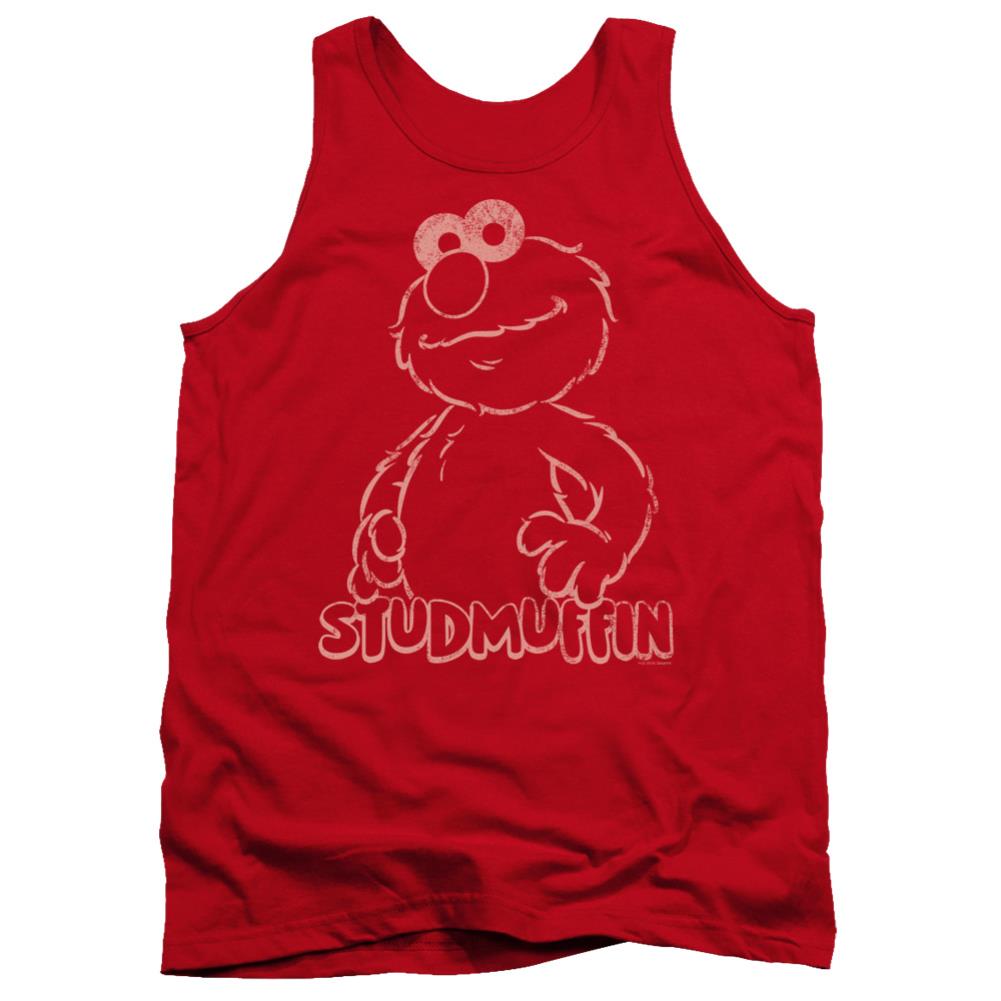 Sesame Street Studmuffin Men's 18/1 Cotton Tank Top