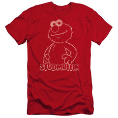 Sesame Street Studmuffin Men's Ultra-Soft 30/1 Cotton Slim Short-Sleeve T-Shirt