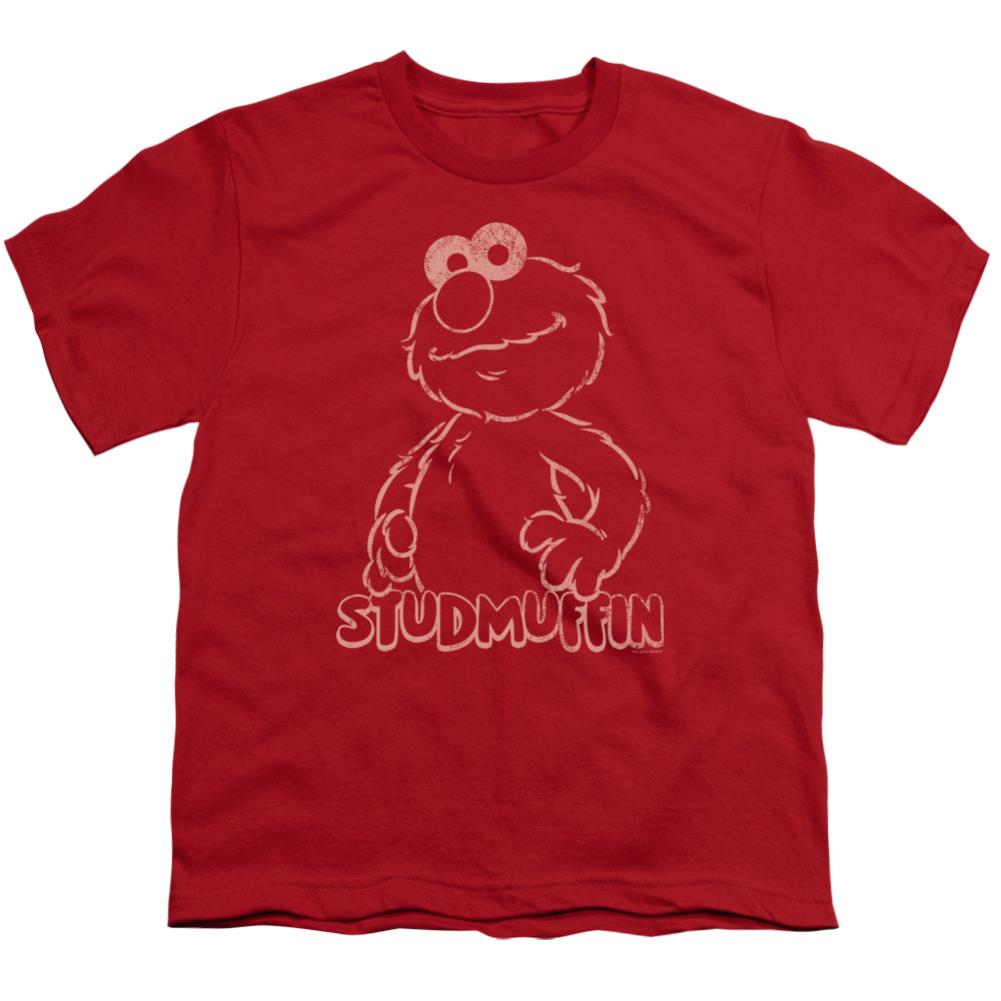 Sesame Street Studmuffin Youth 18/1 100% Cotton Short-Sleeve T-Shirt