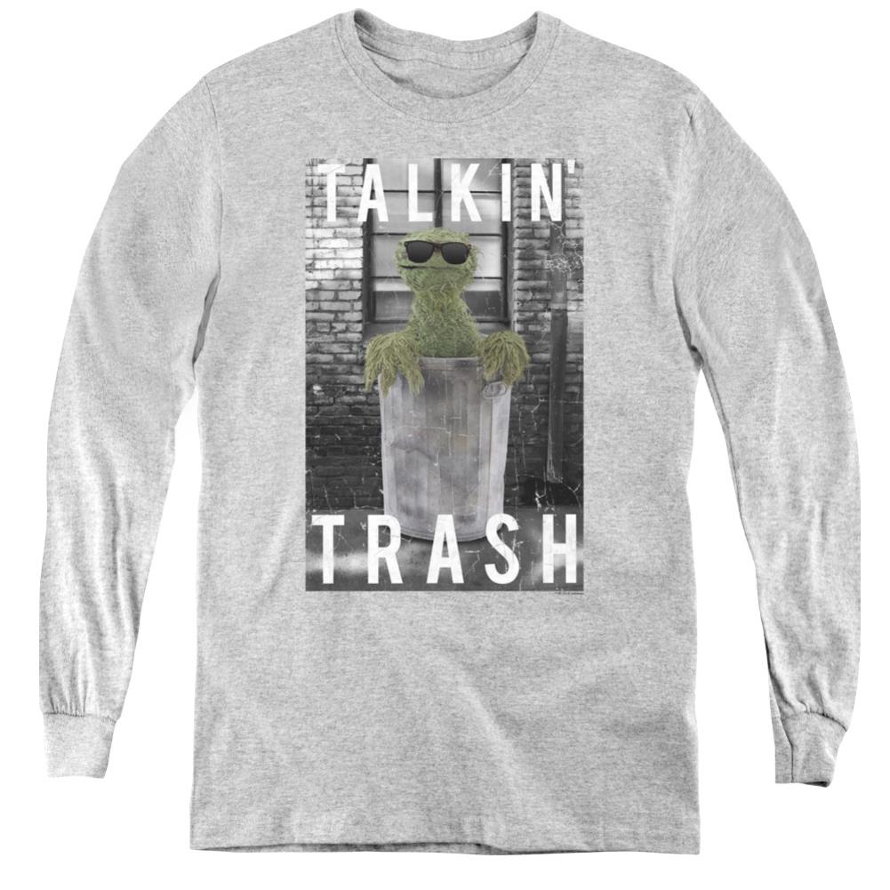 Sesame Street Talkin Trash Youth Long-Sleeve T-Shirt