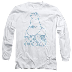 Sesame Street Tough Cookie Men's 18/1 Cotton Long-Sleeve T-Shirt