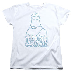 Sesame Street Tough Cookie Women's 18/1 Cotton Short-Sleeve T-Shirt