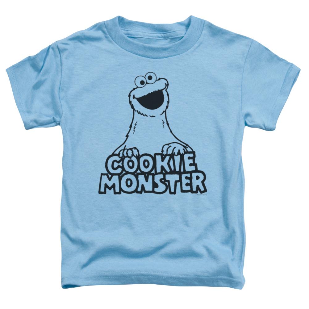 Sesame Street Vintage Cookie Monster Toddler 18/1 Cotton Short-Sleeve T-Shirt