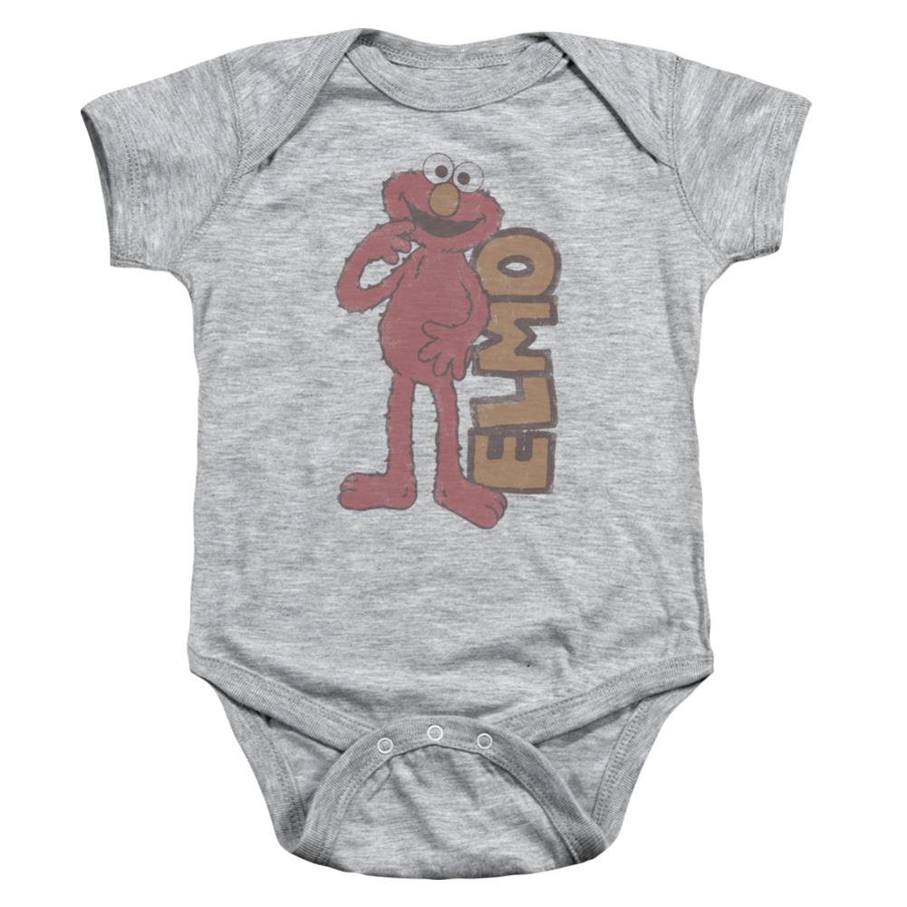 Sesame Street Vintage Elmo Infant's Cotton SS Snapsuit