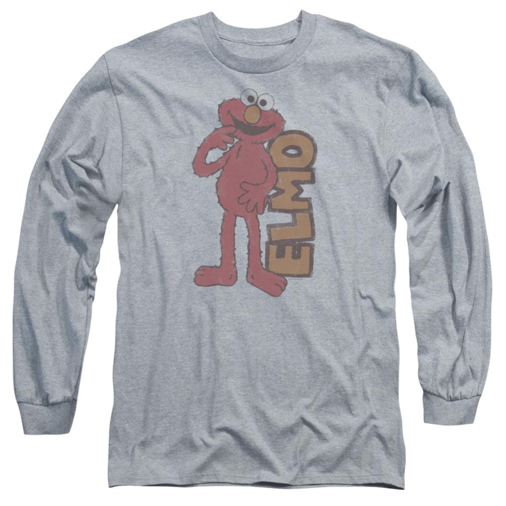 Sesame Street Vintage Elmo Men's 18/1 Cotton Long-Sleeve T-Shirt