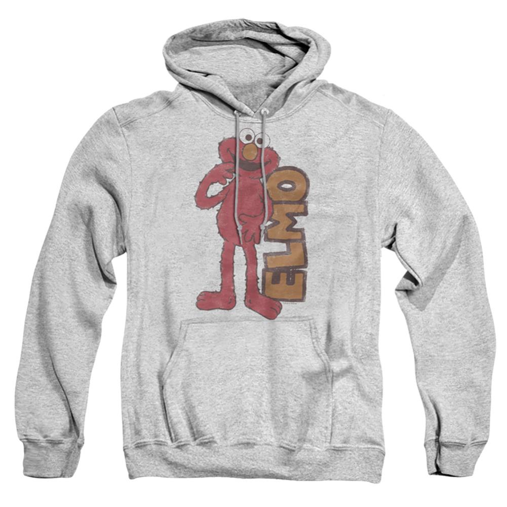 Sesame Street Vintage Elmo Men's Pull-Over 75 25 Poly Hoodie
