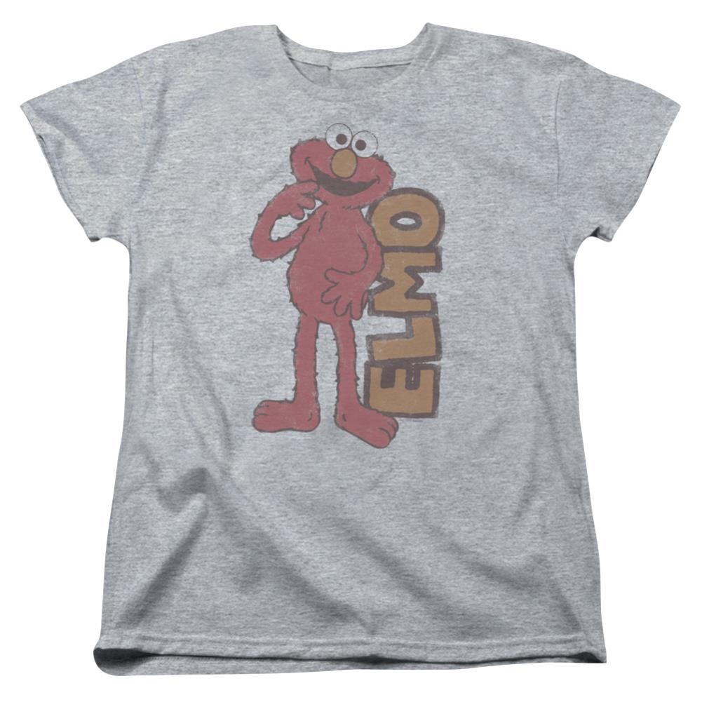 Sesame Street Vintage Elmo Women's 18/1 Cotton Short-Sleeve T-Shirt