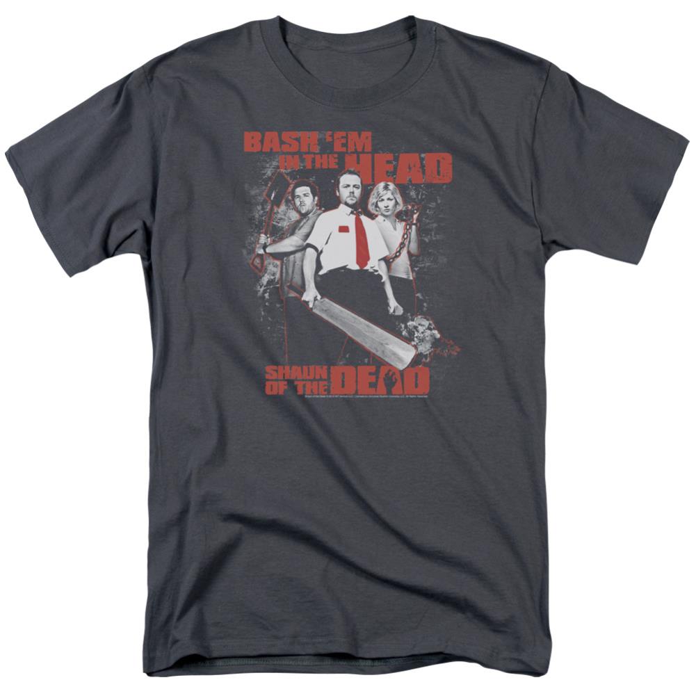 Shaun Of The Dead Bash Em Men's 18/1 Cotton Short-Sleeve T-Shirt