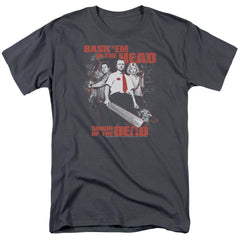 Shaun Of The Dead Bash Em Men's 18/1 Cotton Short-Sleeve T-Shirt