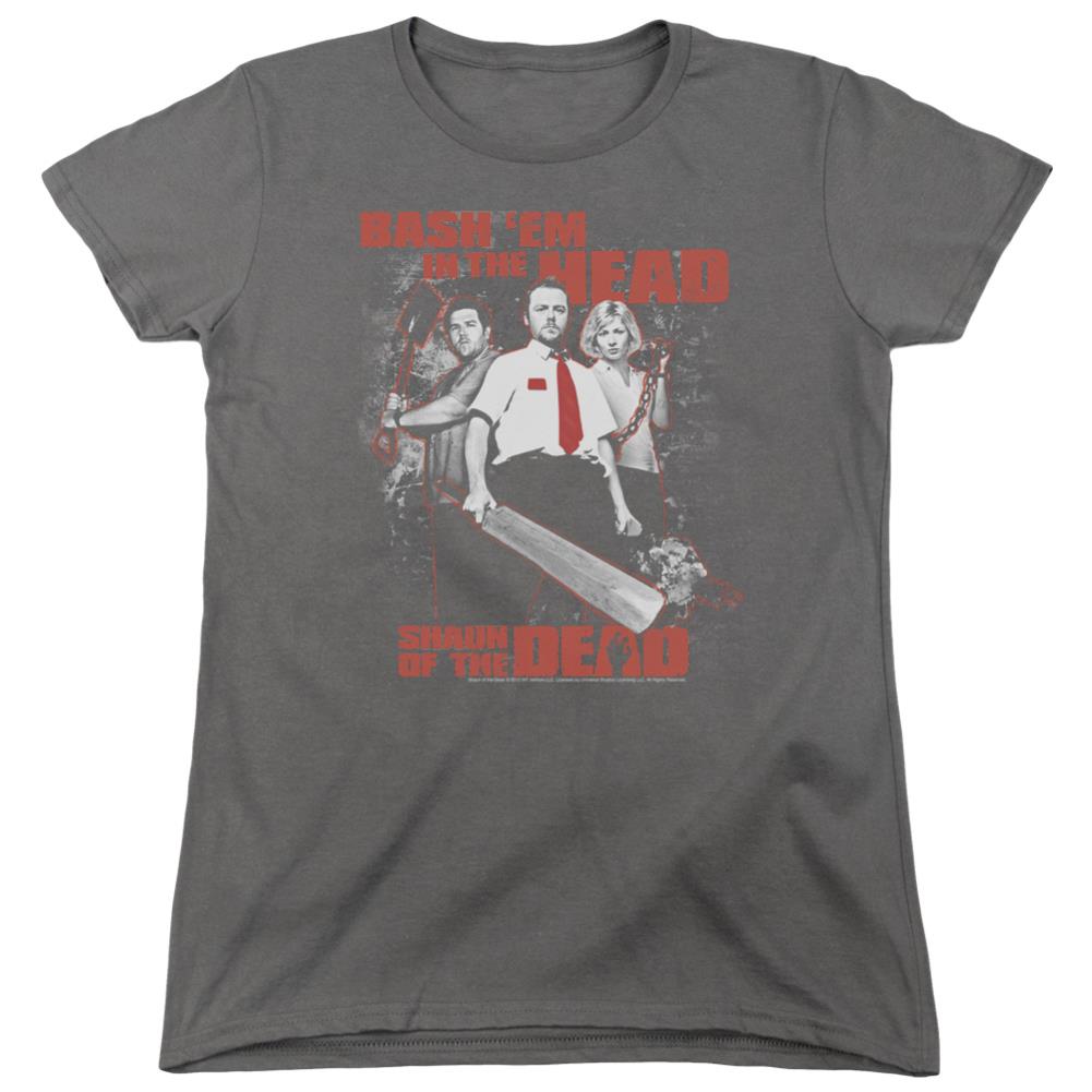Shaun Of The Dead Bash Em Women's 18/1 Cotton Short-Sleeve T-Shirt