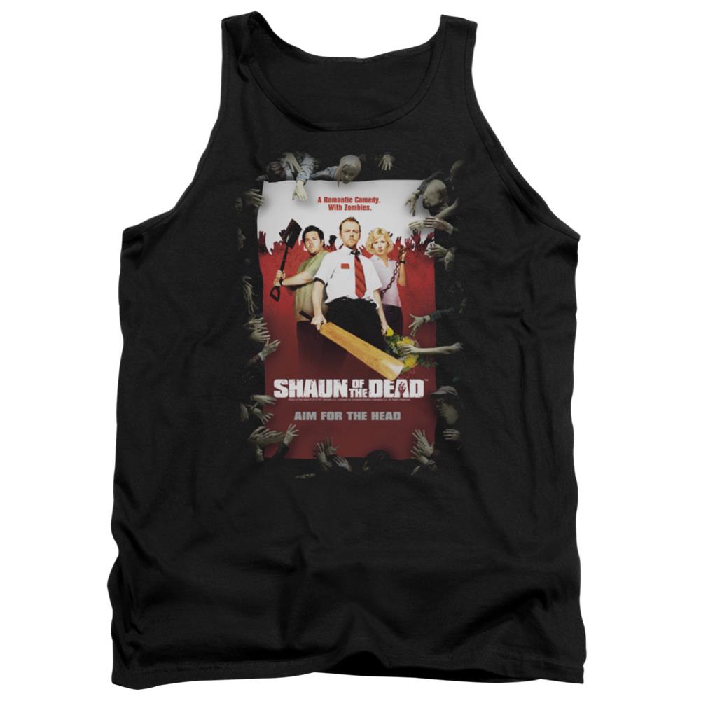 Shaun Of The Dead Poster Men's 18/1 Cotton Tank Top