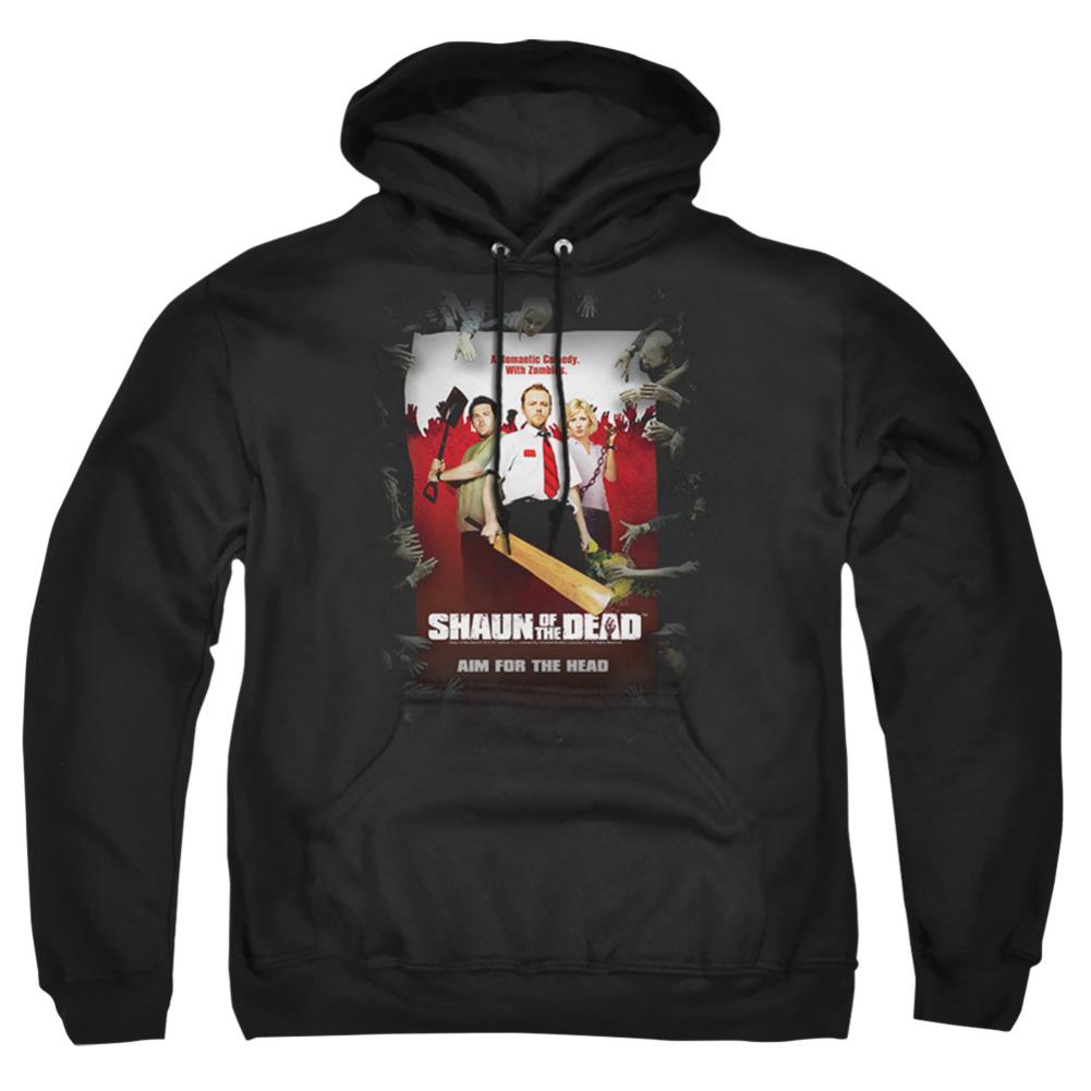 Shaun Of The Dead Poster Men's Pull-Over 75 25 Poly Hoodie