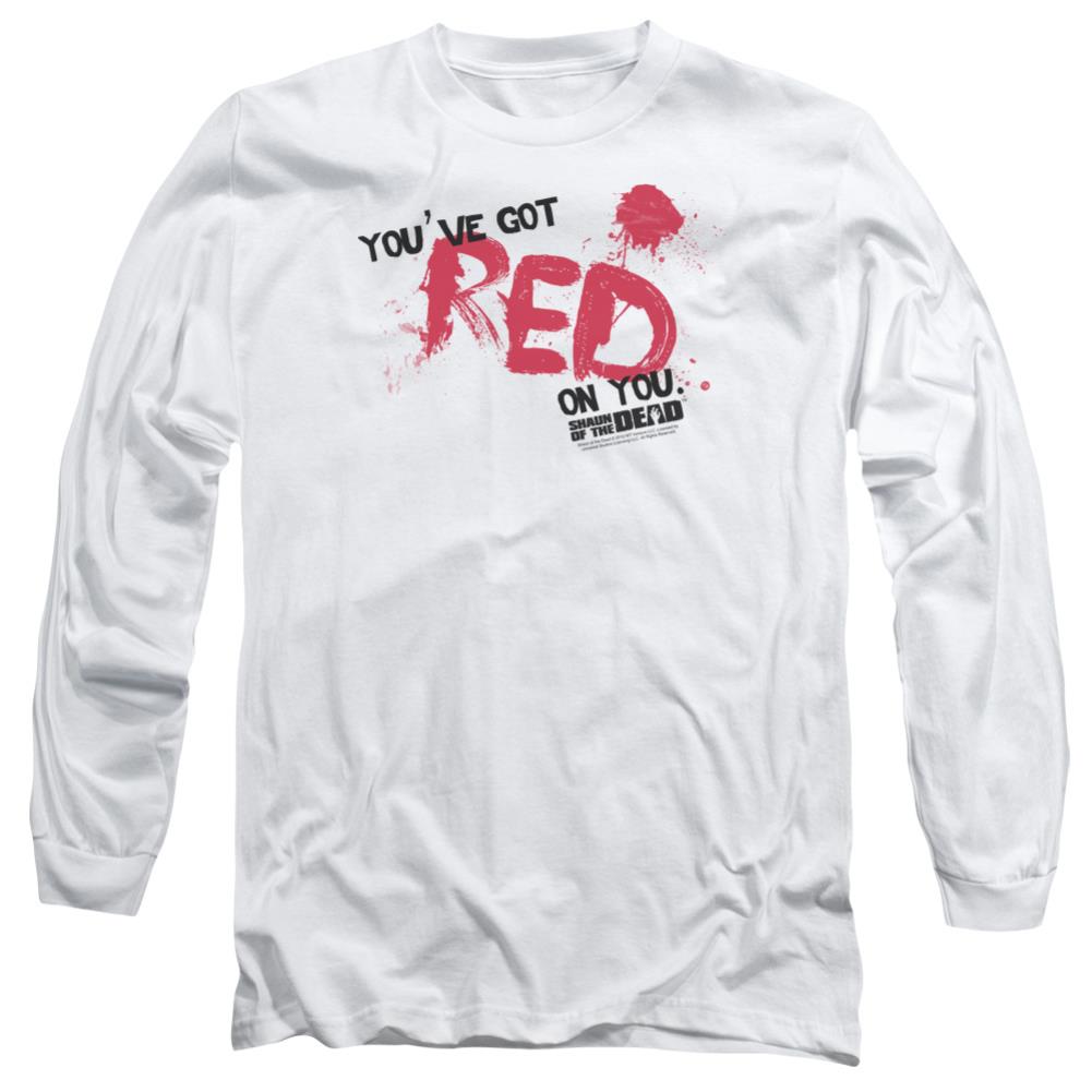 Shaun Of The Dead Red On You Men's 18/1 Cotton Long-Sleeve T-Shirt