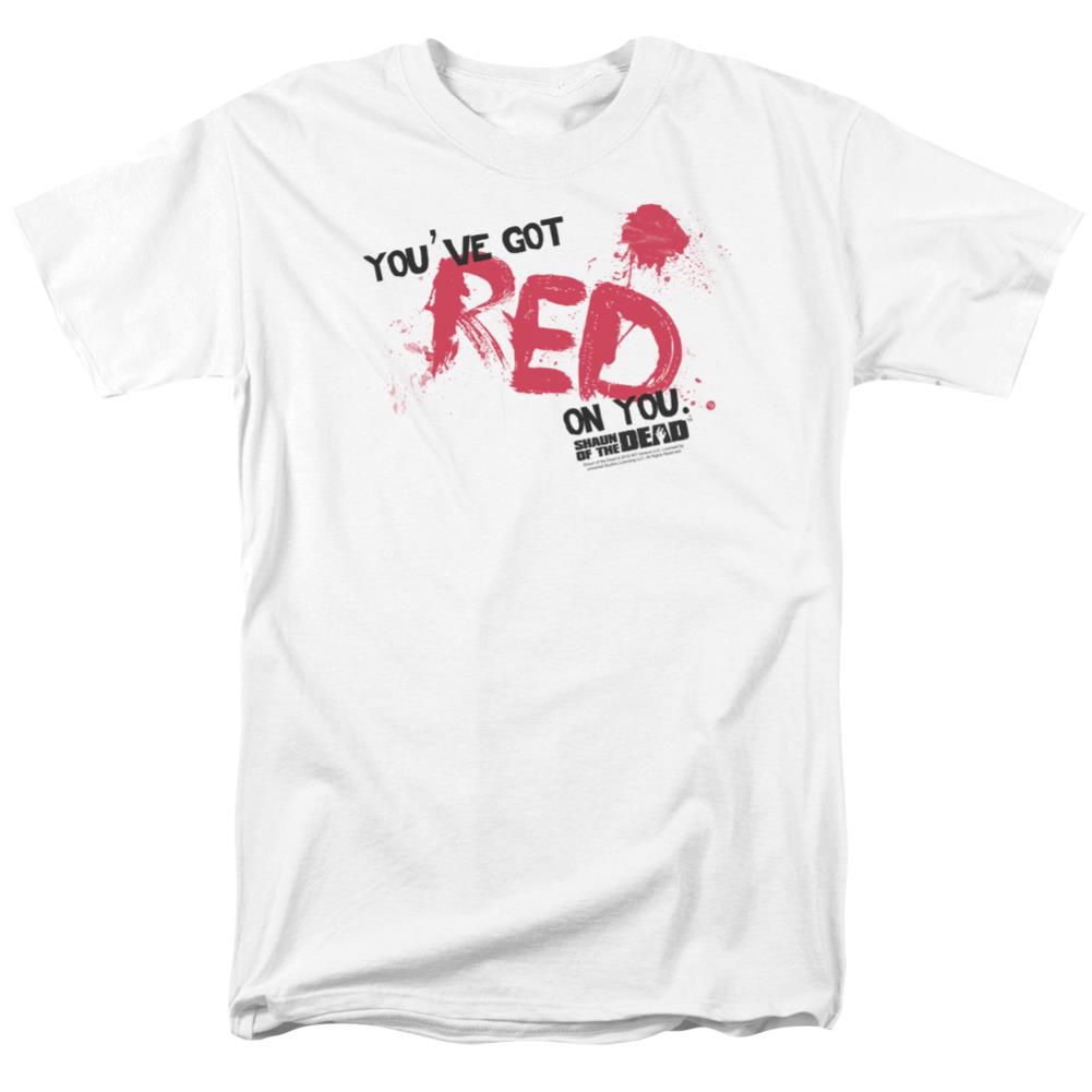 Shaun Of The Dead Red On You Men's 18/1 Cotton Short-Sleeve T-Shirt