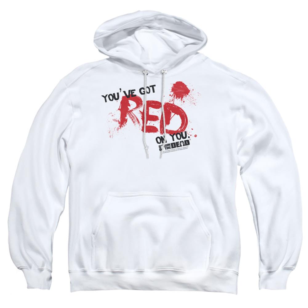 Shaun Of The Dead Red On You Men's Pull-Over 75 25 Poly Hoodie