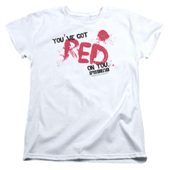 Shaun Of The Dead Red On You Women's 18/1 Cotton Short-Sleeve T-Shirt