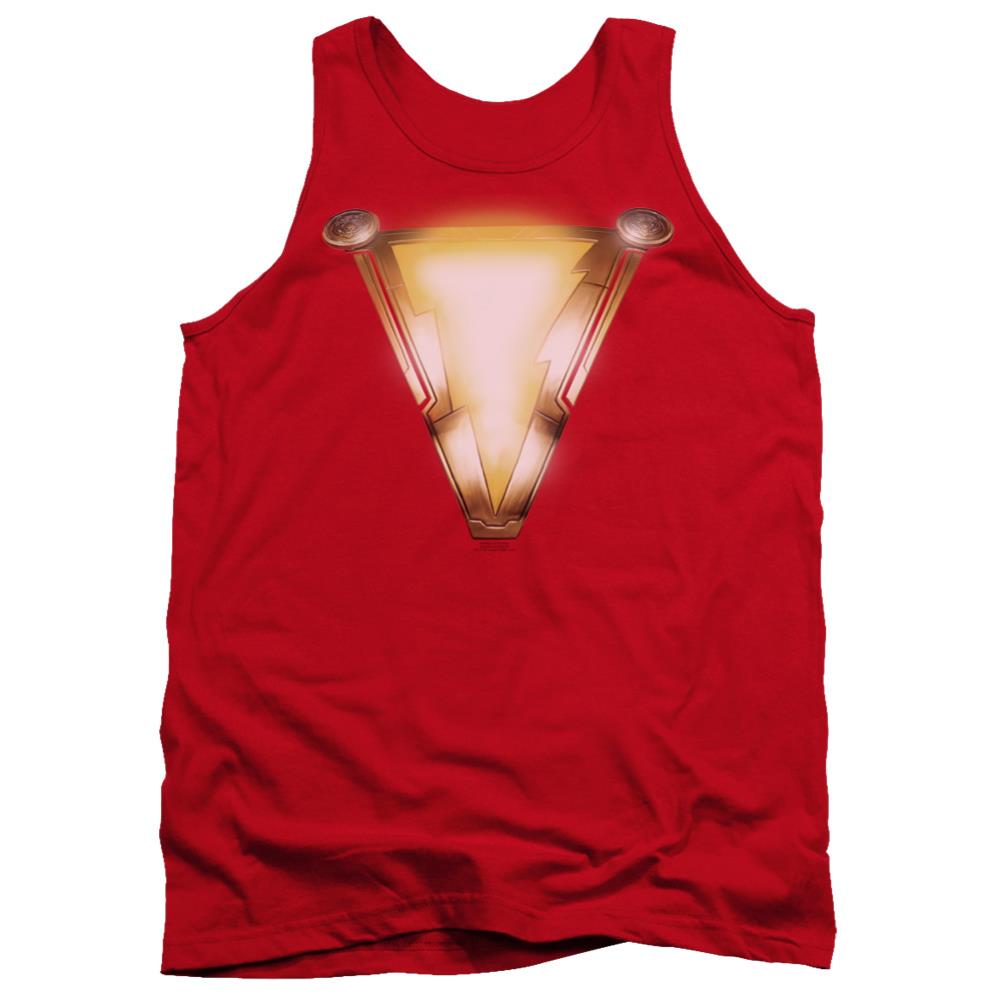 Shazam Movie Bolt Men's 18/1 Cotton Tank Top
