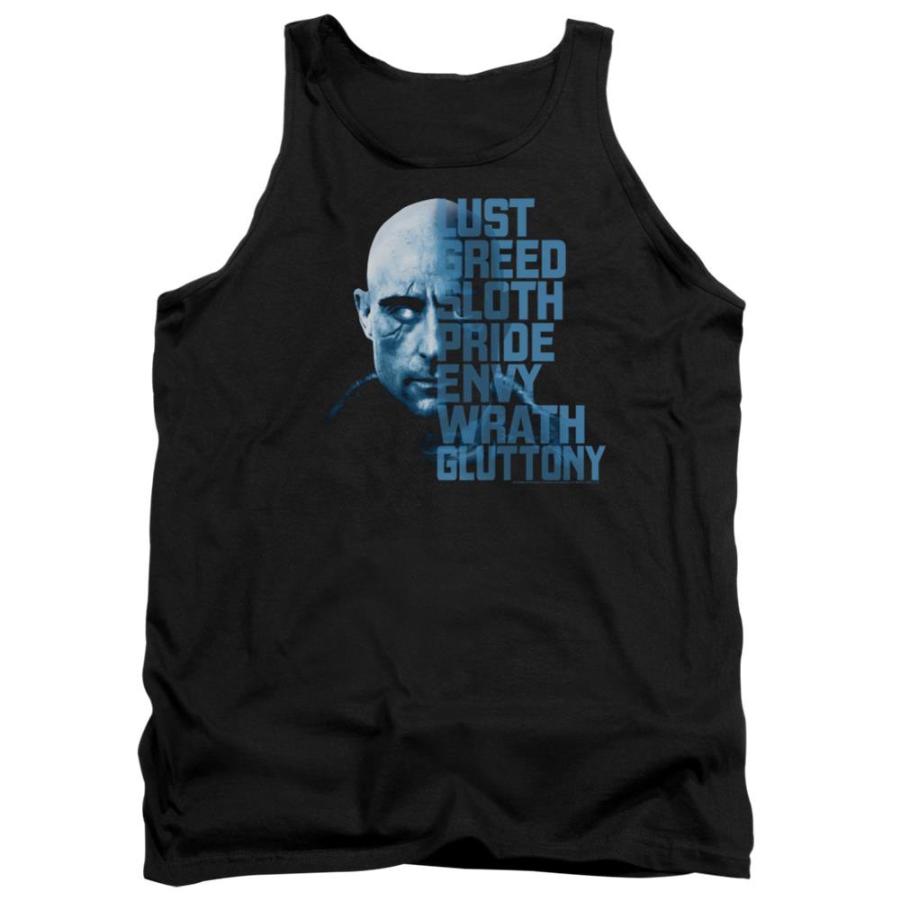 Shazam Movie Evil Sivana Men's 18/1 Cotton Tank Top