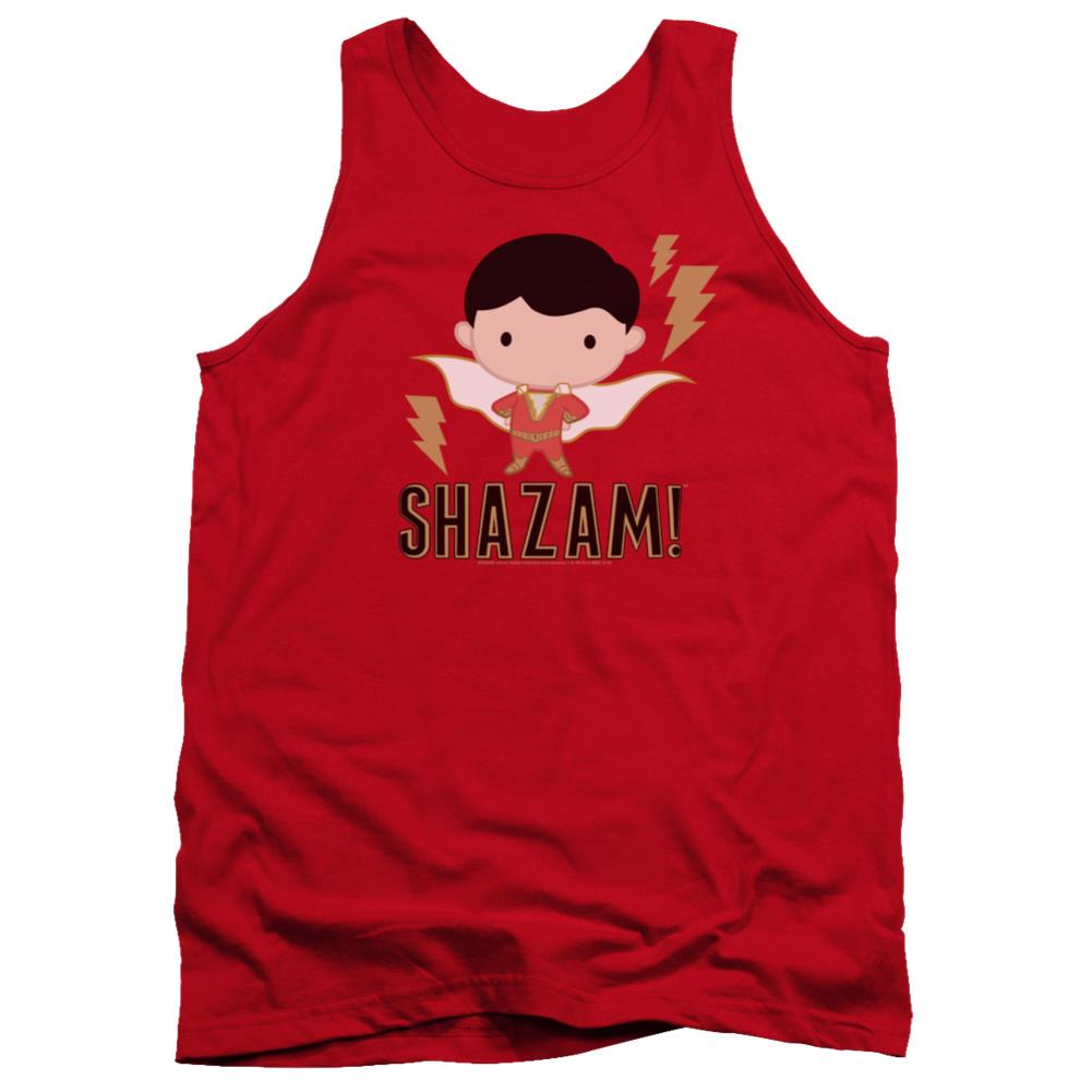 Shazam Movie Shazam Chibi Men's 18/1 Cotton Tank Top