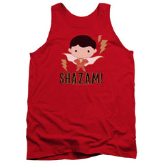 Shazam Movie Shazam Chibi Men's 18/1 Cotton Tank Top