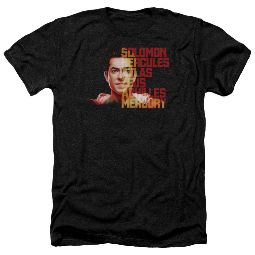 Shazam Movie Shazam Hope Men's 30/1 Heather 60 40 Poly SS T