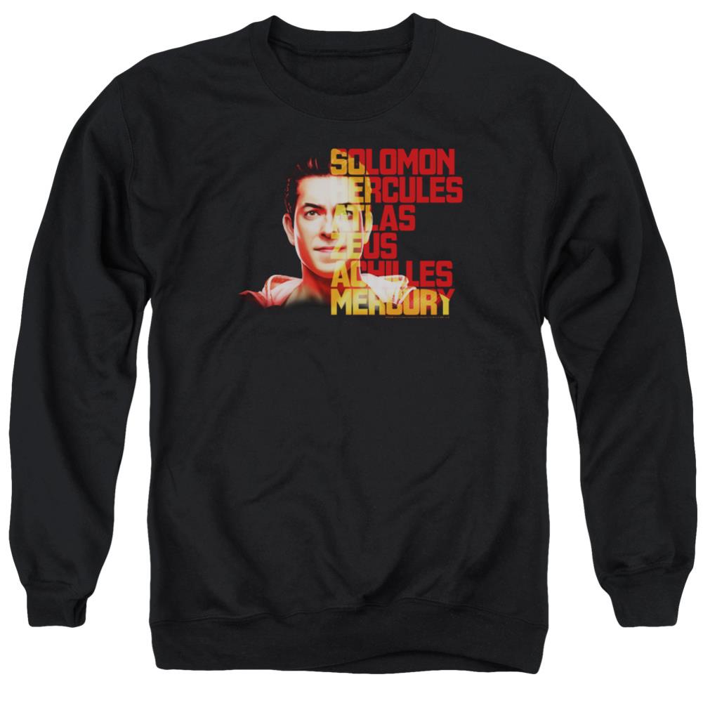 Shazam Movie Shazam Hope Men's Crewneck 50 50 Poly LS T