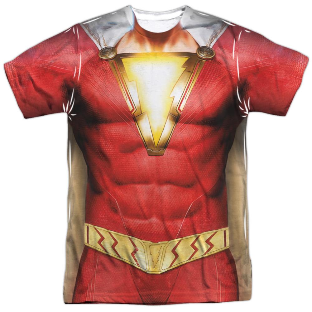 Shazam Movie Shazam Uniform Men's Regular Fit Polyester SS T