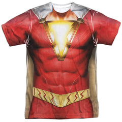 Shazam Movie Shazam Uniform Men's Regular Fit Polyester SS T