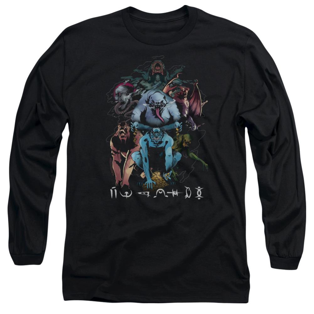 Shazam Movie Sins Men's 18/1 Cotton LS T