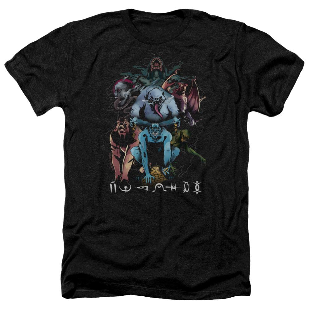 Shazam Movie Sins Men's 30/1 Heather 60 40 Poly SS T