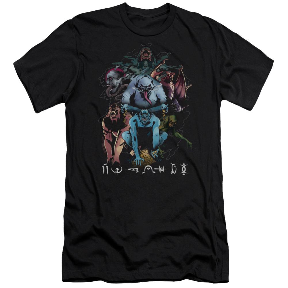 Shazam Movie Sins Men's Ultra-Soft 30/1 Cotton Slim SS T