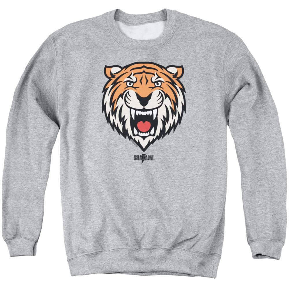 Shazam Movie Tawky Tawny Men's Crewneck 50 50 Poly LS T