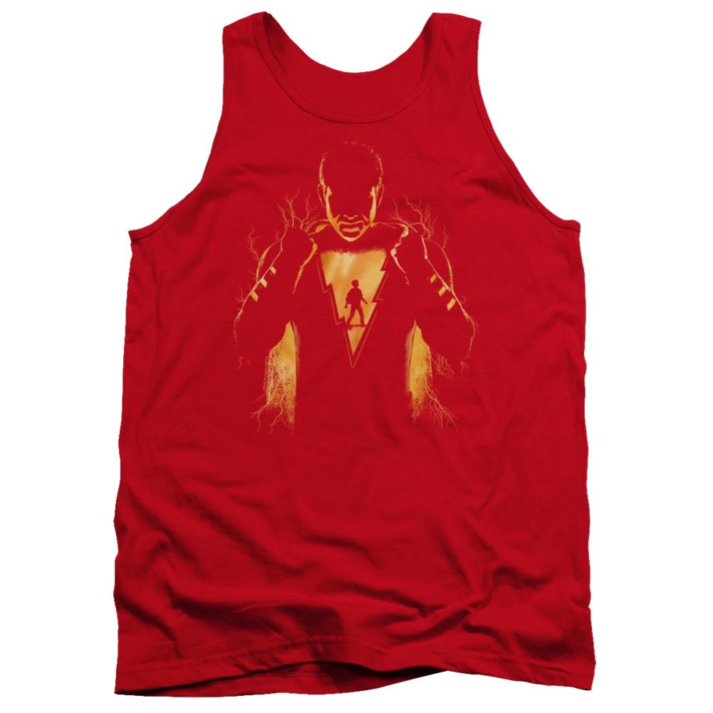 Shazam Movie Whats Inside Men's 18/1 Cotton Tank Top