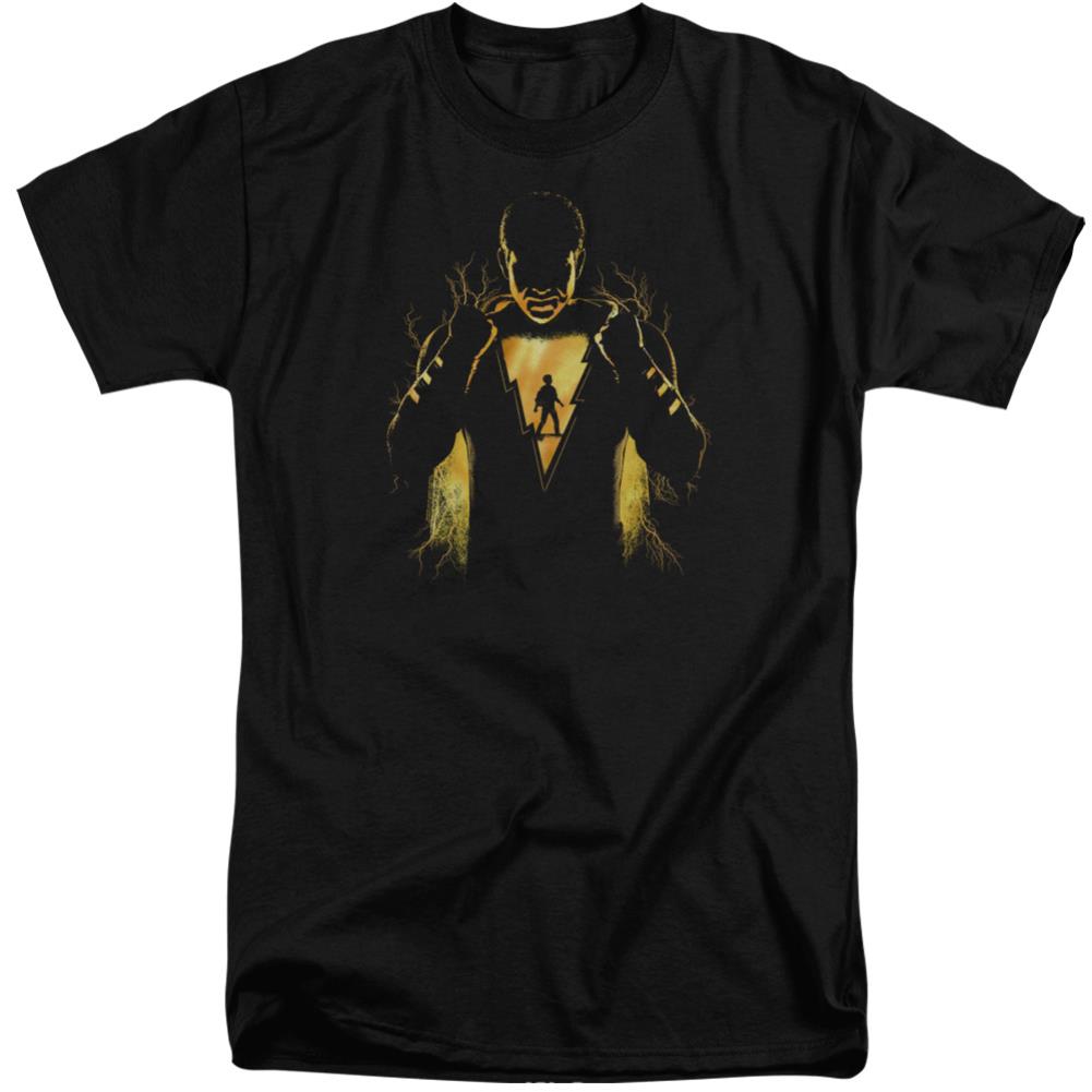 Shazam Movie Whats Inside Men's 18/1 Tall Cotton SS T