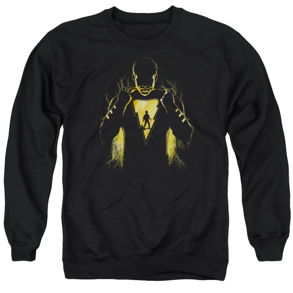 Shazam Movie Whats Inside Men's Crewneck 50 50 Poly LS T