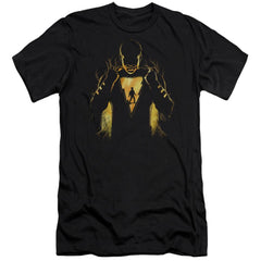 Shazam Movie Whats Inside Men's Ultra-Soft 30/1 Cotton Slim SS T