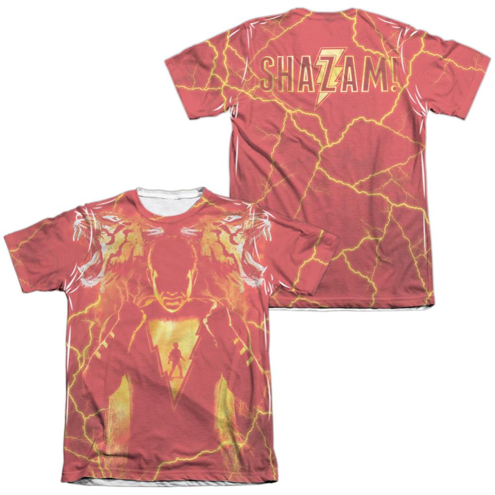 Shazam Movie Whats Inside Sub (Front/Back Print) Men's Regular Fit Poly Cotton SS T