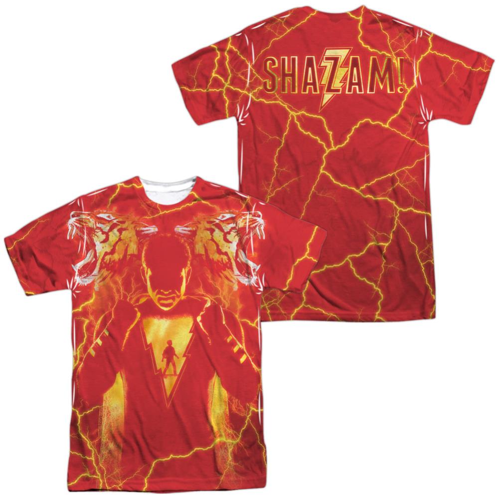 Shazam Movie Whats Inside Sub (Front/Back Print) Men's Regular Fit Polyester SS T