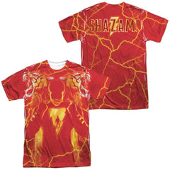Shazam Movie Whats Inside Sub (Front/Back Print) Men's Regular Fit Polyester SS T